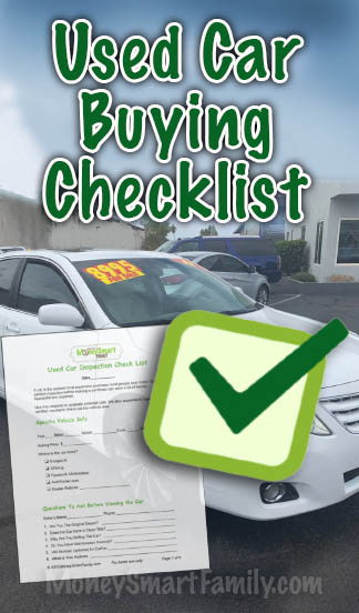 Use Car Buying Checklist Free Download