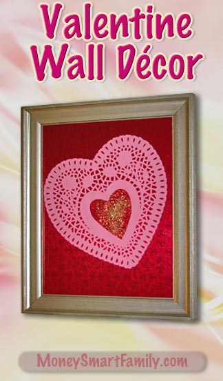 Valentine's Day Decor Ideas & DIY Project Ideas 2 A Simple Valentine Wall Decor Craft made with just 6 Components!
