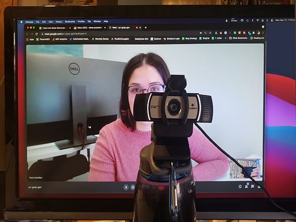 Video Conference Camera position for interviews