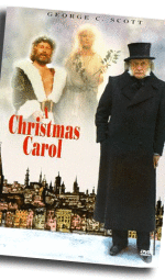 A Christmas Carol staring George C Scott - dvd cover.
