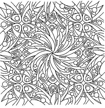 FREE Coloring Pages for Adults: 25 Creative Printable Pages To Relax 19 Pokolor coloring page example.