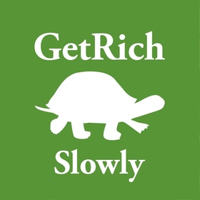 Get Rich Slowly logo - a white turtle on a green background.