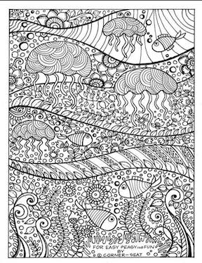 FREE Coloring Pages for Adults: 25 Creative Printable Pages To Relax 8 Easy Peasy Fun free coloring pages.