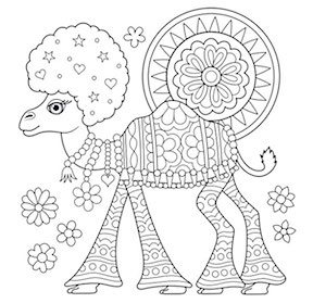 FREE Coloring Pages for Adults: 25 Creative Printable Pages To Relax 3 Alisa Burke adult coloring pages - flowers.