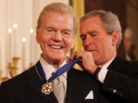 America's Cheapest Family — Book Info Page 9 Paul Harvey receiving Medal of Freedom from President George W. Bush