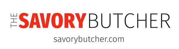 The Savory Butcher Logo - bulk meat online.