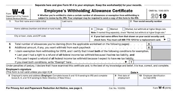 Paycheck Mistake? Don't Wait Get it Fixed Right Now! 2 IRS Form W-4 is a quick way to eliminate paycheck mistakes.